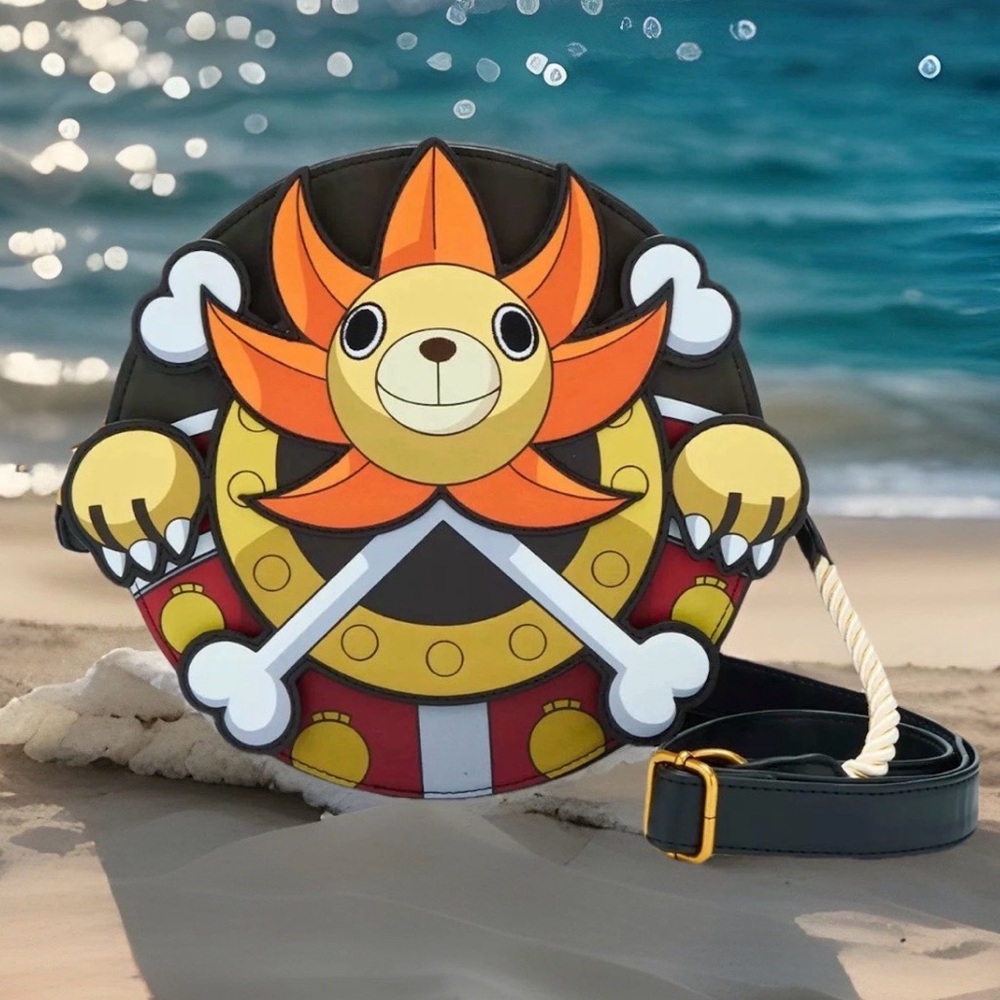 NEW Loungefly One Piece Thousand Sunny Figural Round Anime Crossbody Bag SoldOut